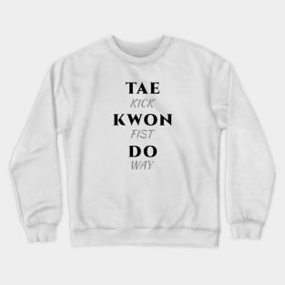 Taekwondo Minimalist Crewneck Sweatshirt